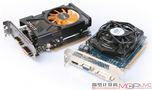 GeForce GT 630和Radeon HD 6670